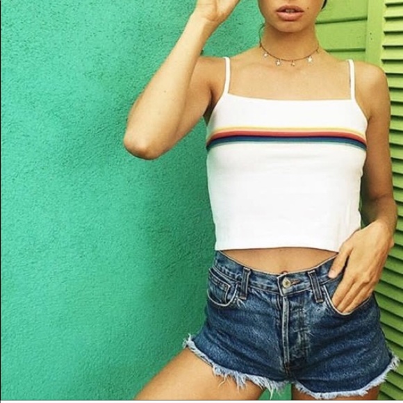 Brandy Melville Tops - John Galt Faye Rainbow Tank